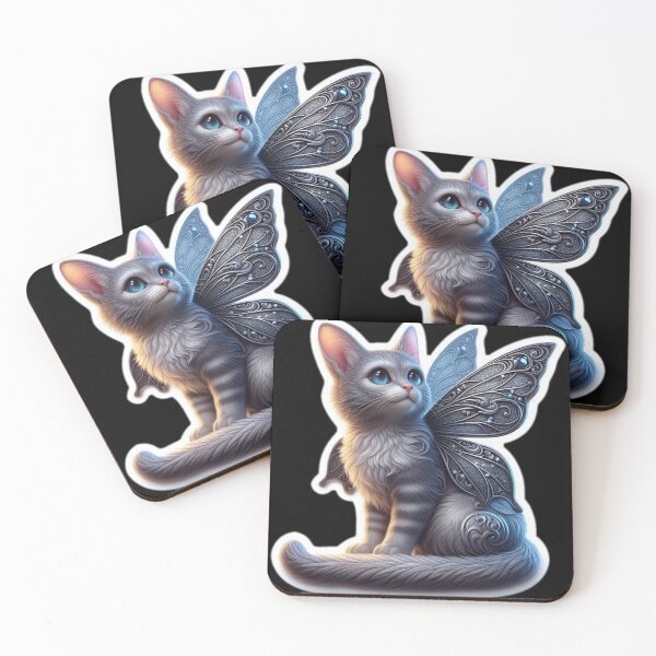 Item preview, Fairy Cat with Fairy Wings Shirt Design #16 designed and sold by Your Inner Axis.