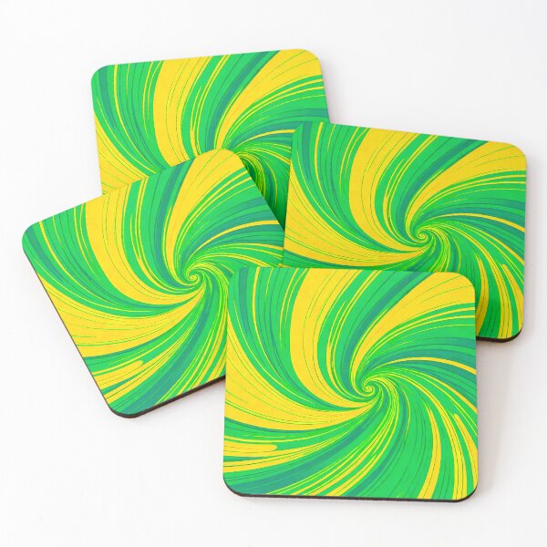 Item preview, Radiant Spiral: Green and Yellow Elation designed and sold by GrizzlyCollective.