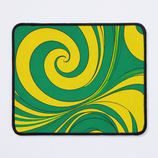 Item preview, Harmony in Green and Yellow: A Vibrant Fusion designed and sold by GrizzlyCollective.
