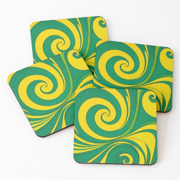 Item preview, Harmony in Green and Yellow: A Vibrant Fusion designed and sold by GrizzlyCollective.