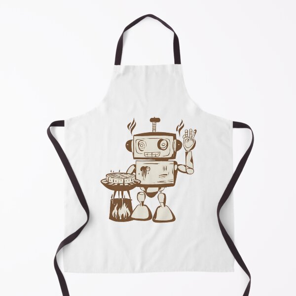 Item preview, Vintage Robot Grilling: Retro BBQ Master T-Shirt designed and sold by GorinART.