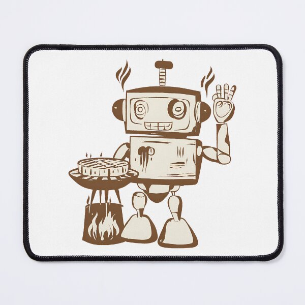 Item preview, Vintage Robot Grilling: Retro BBQ Master T-Shirt designed and sold by GorinART.