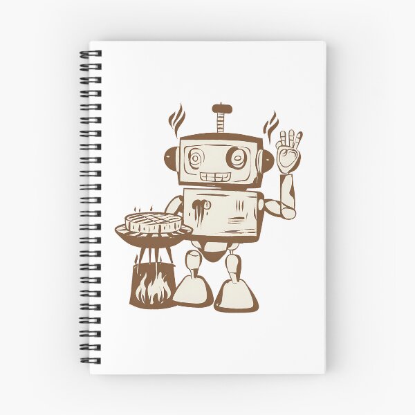Item preview, Vintage Robot Grilling: Retro BBQ Master T-Shirt designed and sold by GorinART.