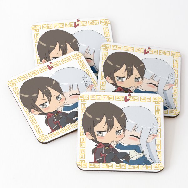 Item preview, Anime chibi art. Master and his girlfriend elf designed and sold by Karyna Hordetska.