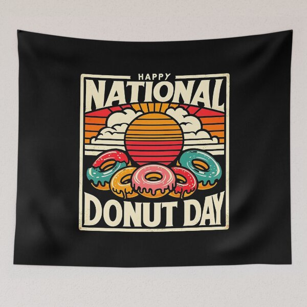 Item preview, Happy National Donut Day 2024 Celebration designed and sold by PantatKiller.