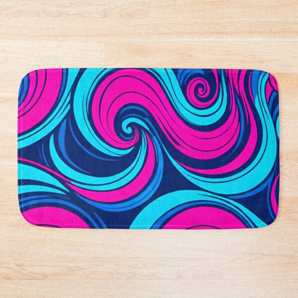 Item preview, Dynamic Spiral: Vibrant Blue and Pink Swirls designed and sold by GrizzlyCollective.