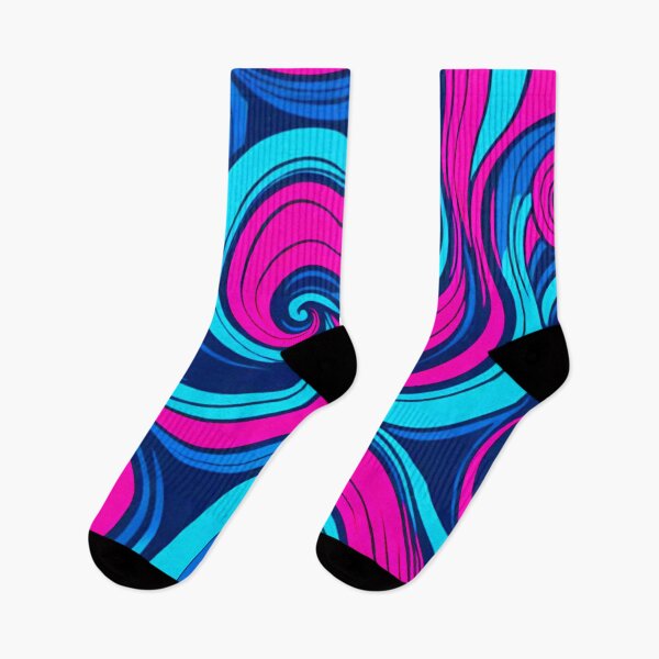 Item preview, Dynamic Spiral: Vibrant Blue and Pink Swirls designed and sold by GrizzlyCollective.