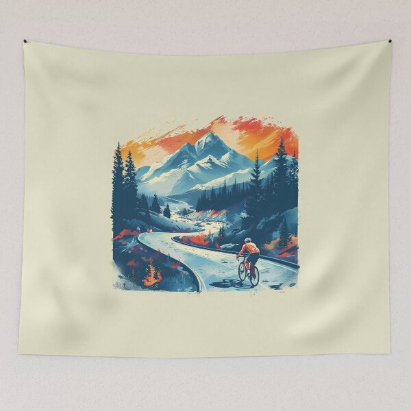 Item preview, Cycling Through Scenic Landscapes designed and sold by Windy-market.
