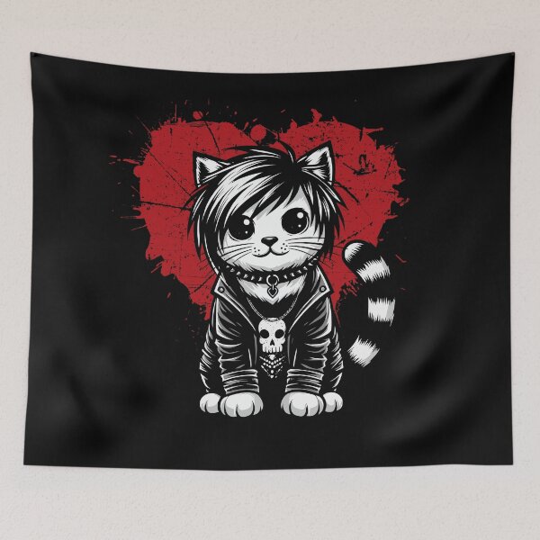 Item preview, Emo Cat designed and sold by Ikibrai.