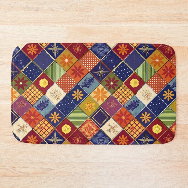 Item preview, patchwork pattern designed and sold by jkrphoto.