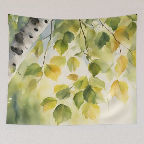 Item preview, Sun Shining Through Birch Leaves designed and sold by CalmnessbyChoice.