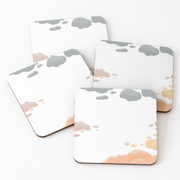 Item preview, Frame with gray and orange clouds, designed and sold by Karyna Hordetska.