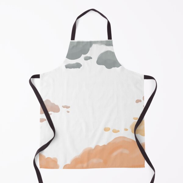 Item preview, Frame with gray and orange clouds, designed and sold by Karyna Hordetska.