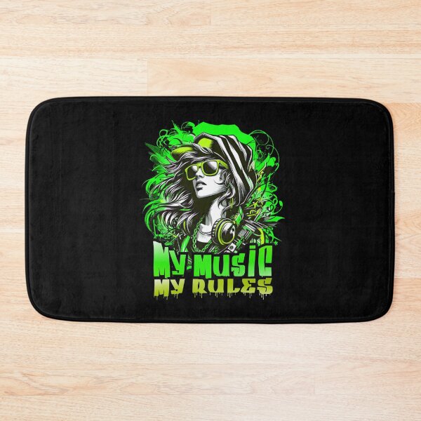 Item preview, my music & rules (black) designed and sold by Cabrasco.