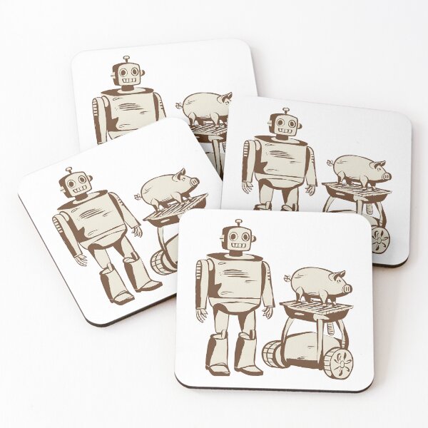 Item preview, Vintage Robot Grilling: Retro BBQ Master T-Shirt designed and sold by GorinART.