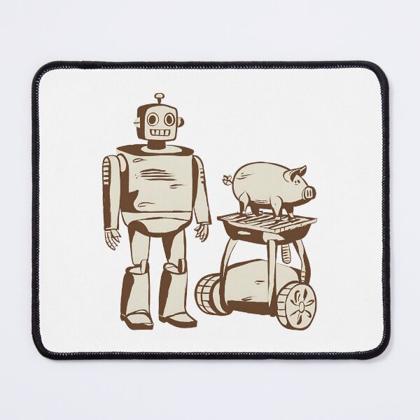Item preview, Vintage Robot Grilling: Retro BBQ Master T-Shirt designed and sold by GorinART.