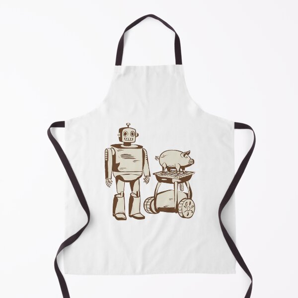 Item preview, Vintage Robot Grilling: Retro BBQ Master T-Shirt designed and sold by GorinART.