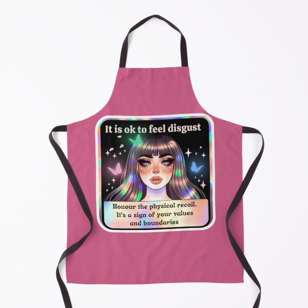 Item preview, Holographic Watercolor Sticker: Accepting Disgust, Embracing Emotional Authenticity designed and sold by Queueka.