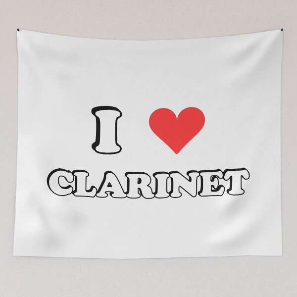 Item preview, I love clarinet designed and sold by Inspirationmotivation.
