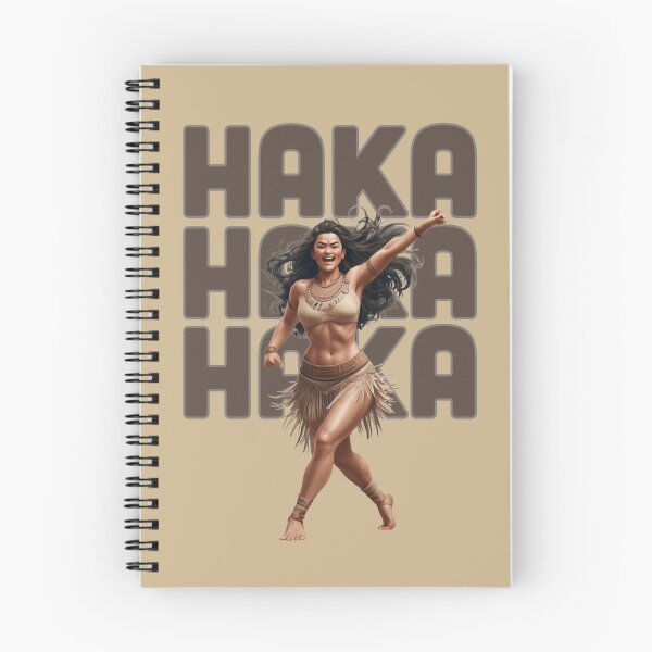 Item preview, Haka powerful woman dancer New Zealand designed and sold by La Loca.