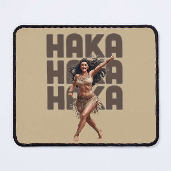 Item preview, Haka powerful woman dancer New Zealand designed and sold by La Loca.