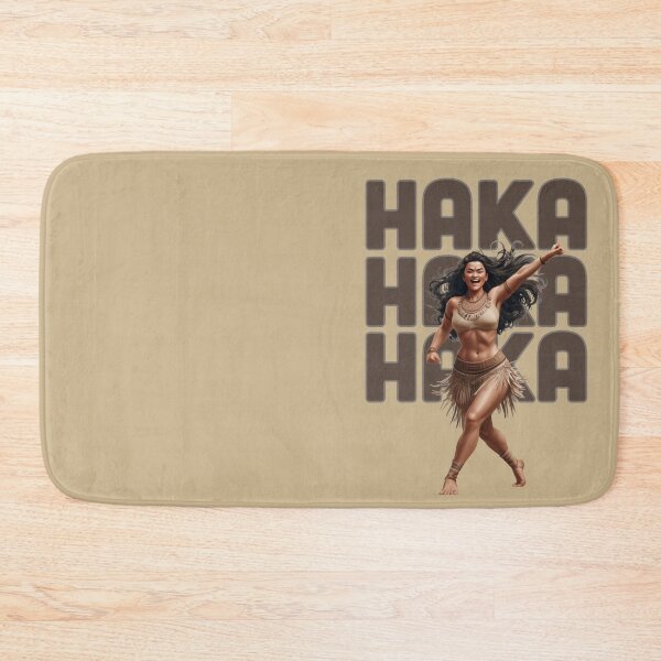 Item preview, Haka powerful woman dancer New Zealand designed and sold by La Loca.