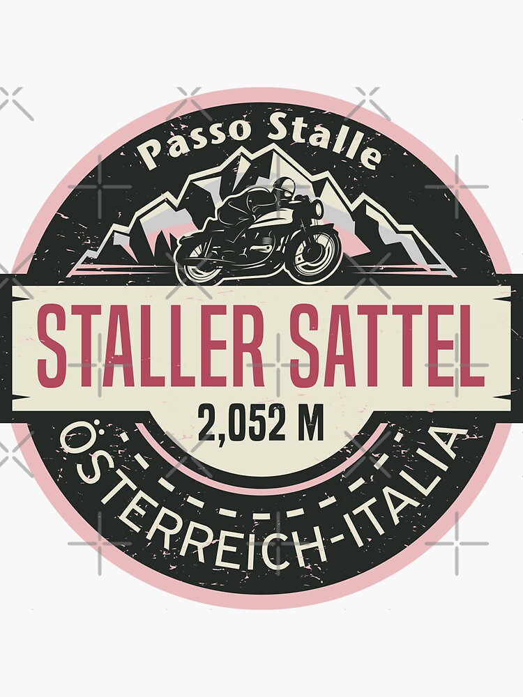 Thumbnail 3 of 3, Sticker, Staller Saddle Pass, Italy, Austria designed and sold by studio838.