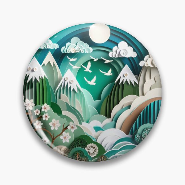 Item preview, the three-dimensional paper art landscape designed and sold by SBEE-jirapha.