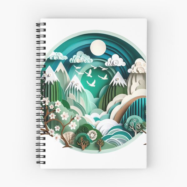 Item preview, the three-dimensional paper art landscape designed and sold by SBEE-jirapha.