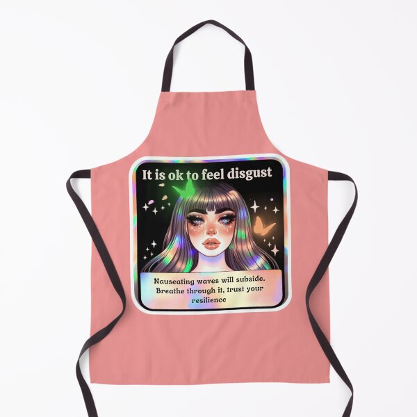 Item preview, Copy of Holographic Watercolor Sticker: Accepting Disgust, Embracing Emotional Authenticity designed and sold by Queueka.