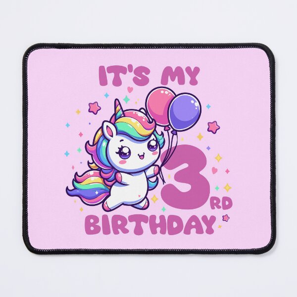 Item preview, cute and sweet unicorn It's my 3rd birthday girl t-shirt designed and sold by Brudy-R.