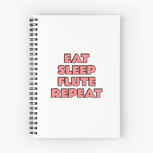 Item preview, Eat Sleep Flute Repeat flutist designed and sold by Inspirationmotivation.