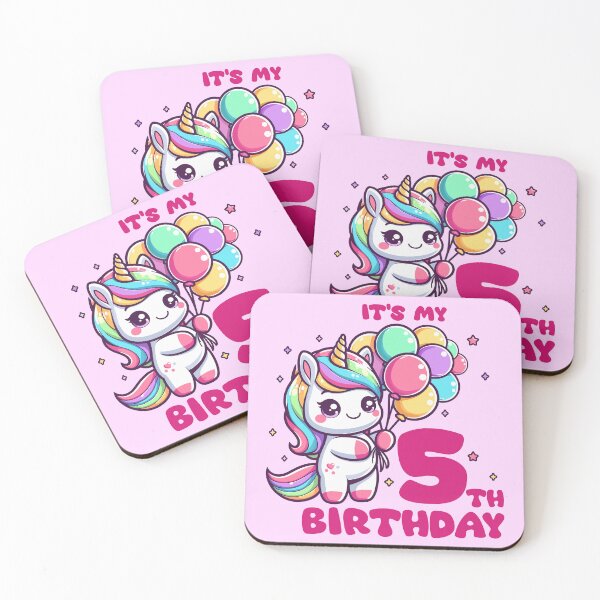 Item preview, cute and sweet unicorn It's my 5th birthday girl t-shirt designed and sold by Brudy-R.