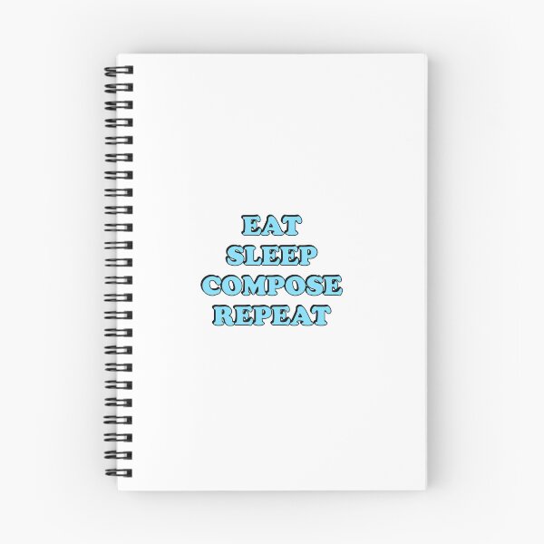 Item preview, Eat Sleep Compose Repeat - Music Composer - classical composers designed and sold by Inspirationmotivation.