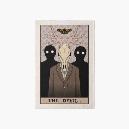 Item preview, Rusty Lake Inspired Tarot Card - The Devil designed and sold by MothCraftsAU.