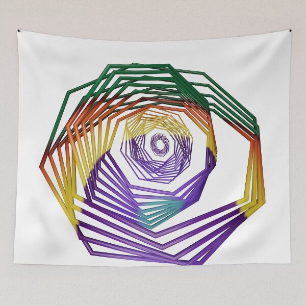 Item preview, Multi-colored geometric shape designed and sold by HerbertFlenner.
