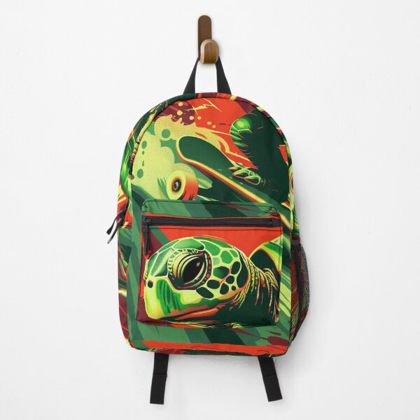 Item preview, Active vibes: Cyberpunk Skateboarding Turtle designed and sold by WaveVisions.