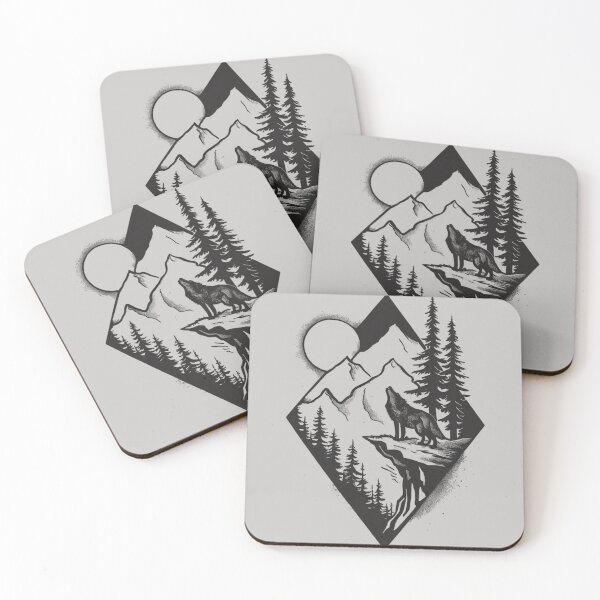 Item preview, Wolf howling in the forest designed and sold by 123ks.