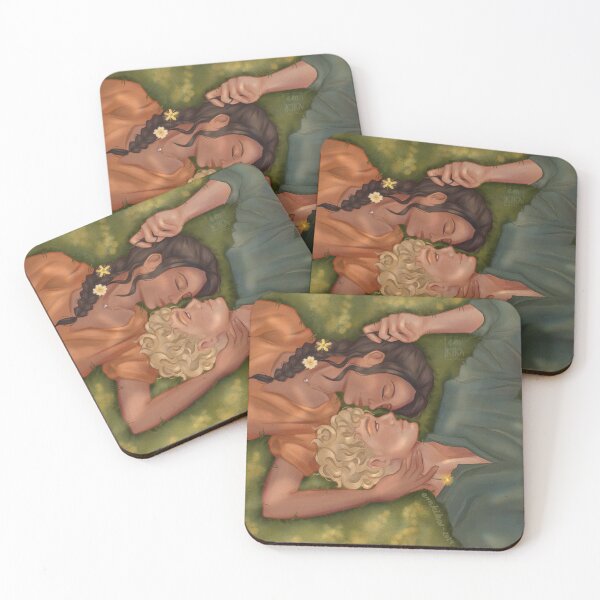 Item preview, Everlark dandelion field designed and sold by emkika.