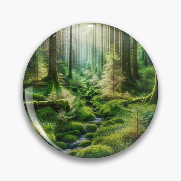 Item preview, Tranquil Lush Forest with Stream designed and sold by kevintime8472.
