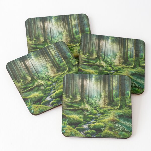 Item preview, Tranquil Lush Forest with Stream designed and sold by kevintime8472.