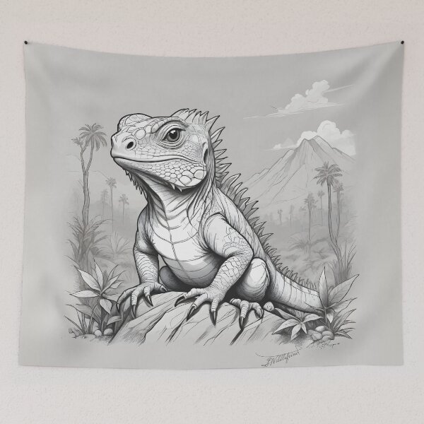 Item preview, Iguana Sketch designed and sold by WildlifeInc.