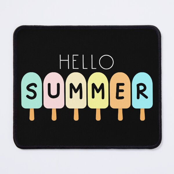 Item preview, Funny Summer design with Ice cream stick and Hello Summer text designed and sold by GraphicDream.