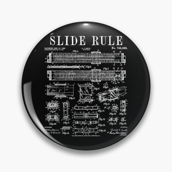 Item preview, Slide Rule Engineer Engineering Student Funny Vintage Patent designed and sold by GrandeDuc.
