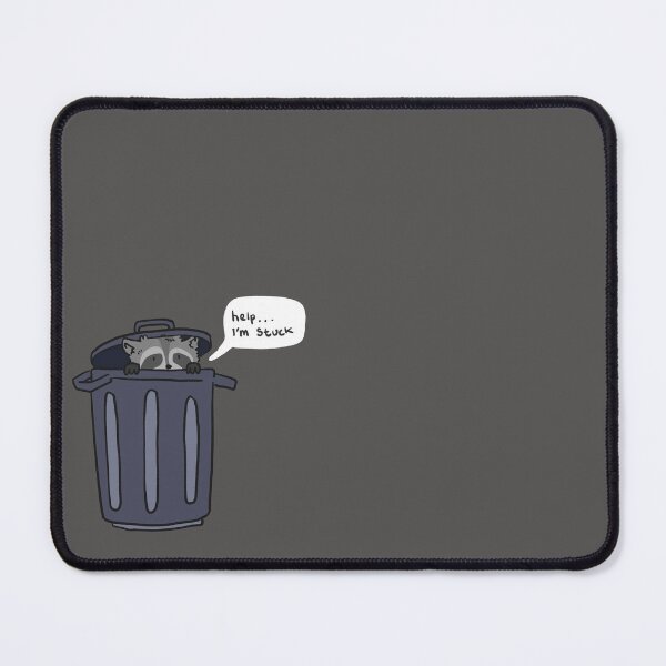 Item preview, HELPP I'm Stuck *said the racoon politely designed and sold by Childish by Design.
