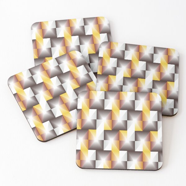 Item preview, A Seamless Dance of Interlocking Squares and Triangles designed and sold by Salahuddin190.