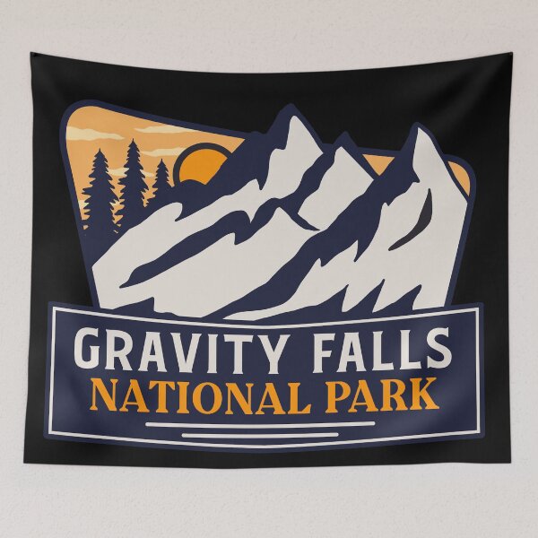 Item preview, Gravity Falls National Park designed and sold by graphic-map.
