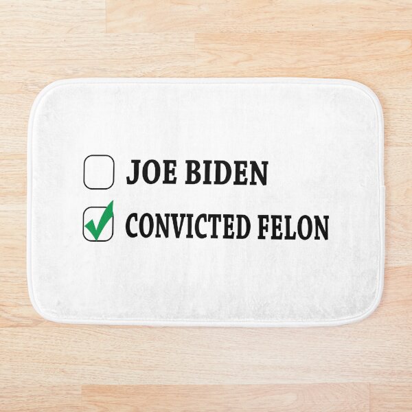 Item preview, Joe Biden Vs Convicted Felon Funny Ballot Paper Voting Humor Pro Trump designed and sold by ZANNIX.