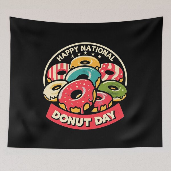Item preview, Retro National Donut Day designed and sold by PantatKiller.