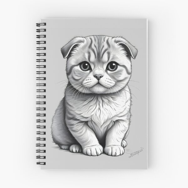 Item preview, Scottish Fold Sketch designed and sold by WildlifeInc.